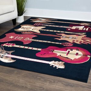Home Dynamix Area: Zone Rug: 2775: Guitar Rug 3' 7"x5' 3